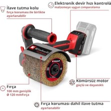 Professional Akülü Eksantirik Zımpara Tp-Br 18/32 Li Bl-Solo Power X- (18 V, Kömürsüz, Maks. 3200 D/dak, Ø 120 mm Fırçalar Için, Pirinç Tel Fırça Dahil, Akü Dahil Değildir)