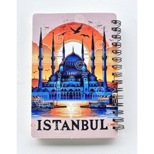 Mia Simli Defter Istanbul A5 Yeni Yıl Çizgisiz Spiralli 14X21 cm Sultanahmet