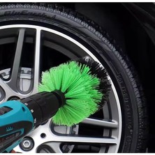 Toptan 3lü Matkap Ucu Banyo Küvet Duşakabin Araba Tekerliği Koltuk Yıkama Temizleme Fırçası Seti, Asorti