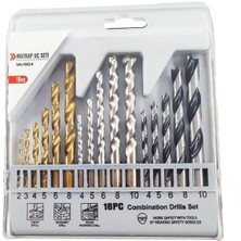 Cmc 16 Parça Metal Ağaç Duvar Delme Uçları Full Set Profesyonel Standlı