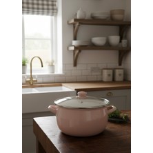 Alev Emaye 6 Litre Emaye Tencere Yoğurt Bakraç Saklama Tenceresi