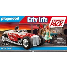 Playmobil 71078 City Life Hot Rod Başlangıç Paketi, Eğlenceli Yaratıcı Rol Yapma Oyunu, 4 Yaş ve Üzeri Çocuklar Için Uygun Oyun Seti