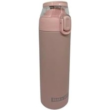 & Deer 450ML Otomatik Şeffaf Kapaklı Çelik Matara 8680965658408