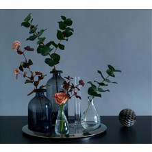 Ikea 2 Adet Cam Vazo Çok Amaçlı Modern Dekoratif Vazo Takımı 26 cm ve 18 cm