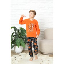 Modanino Erkek Çocuk Welsoft/polar Kumaş Pijama Takımı 12491