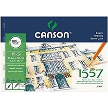 1557 Resim ve Çizim Blok 180GR 35X50 15YP Spiralli Resim Defteri