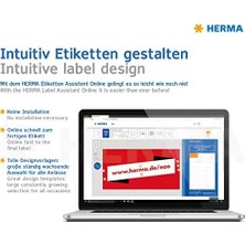 Herma 10758 Evrensel Etiket Dın A4 Büyük 210 x 297 Mm, 20 Yaprak, Silphie Kağıdı, Mat Kendinden Yapışkanlı, 20 Yapışkan Etiket, Doğan Kahverengi