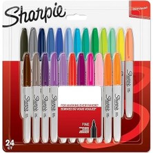 Sharpie Permanent Markör, 24'lü Karışık Paket