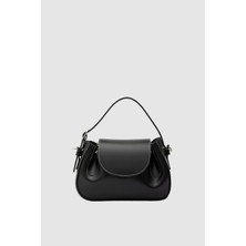 Shule Bags Lover Oval Çapraz Çanta Siyah