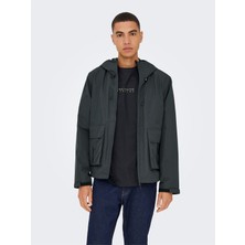 Only & Sons Onsdonny Lıfe Wr Jacket Otw Erkek Black Mont - 22034725