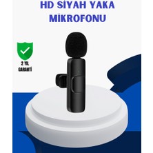 Zero Land Nrzsnt Iphone Için Çift Mikrofonlu Telsiz Yaka Mikrofonu 360 Derece Hd Ses