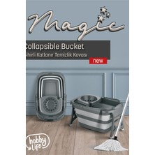 Gilli Store Silikon Katlanır Akordiyon Vileda Paspas Mop Temizlik Seti Vileda Seti 20LT