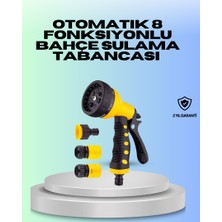 Zero Land Nrzsnt Ayarlanabilir Basınçlı 8 Modlu Bahçe Sulama Tabancası Hortum Aparatı