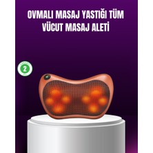 Zero Land Nrzsnt Ergonomik Derin Yoğurmalı Boyun Bel Sırt Masaj Cihazı Priz Çakmak Girişli