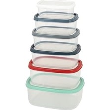 Store 6’lı Saklama Kabı Seti – Hava Geçirmez, Sızdırmaz, Buzdolabı ve Mutfak Düzeni Için Plastik Kaplar