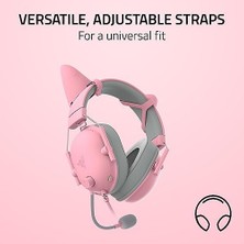 Ears V2 – Fit Clip-On Ears Kulaklıklar Için (Clip-On Ears, Çok Yönlü, Ayarlanabilir Bantlar, 26 G Hafif Birinci Sınıf Silikon) Pembe