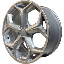 Mbc Jant 4 Adet MAX-1009 8*18 5*108 ET55 63.35 Sılver Jant (Takım)