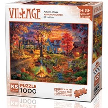 1000 Parça Sonbahar Köyü Puzzle