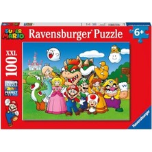 129928 100 Parçalı Puzzle Süper Mario, Çok Renkli