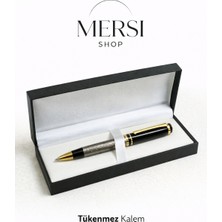 Mersi Shop Atatürk Baskılı Özel Kutulu Tükenmez Kalem 14 cm Hediyelik