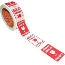 Novabant Dikkat Kırılır Fragile Baskılı Koli Bandı 45*100