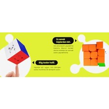 Swift Block 355S 3x3 Rubik Küp Zeka Küpü 48 Mıknatıslı (Etiketsiz) Tr Resmi Satıcısı (Gan Üretimidir)