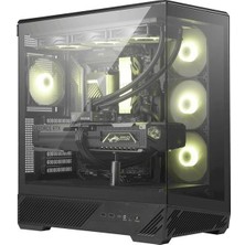 MSI Msı Mag Pano 130R Pz Panoramık Gamıng Mıd-Tower Pc Kasası Siyah