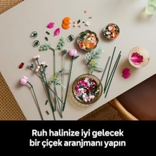 Botanicals Pembe Çiçek Buketi 10342 – Yetişkinler Için Gül, Papatya, Orkide, Mürver Çiçeği, Düğün Çiçeği Gibi 9 Farklı Çiçek Içeren Çiçek Yapım Seti (749 Parça)