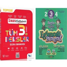 Lodos Yayınları Sınav Yayınları 3. Sınıf Tüm Dersler ve Lodos Eğlenceli Paragraf Soru Bankası Seti 2 Kitap