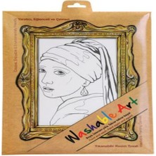Bigelal Funny Mat - Johannes Vermeer Gırl Wıth A Pearl Earrıng 25 x 35 cm