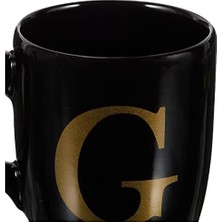 HKSG101 G Harfli Siyah Kupa Bardak