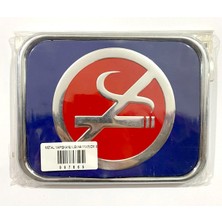 Sahra Metal Yapışkanlı Levha 11X15CM Sigara Içilmez