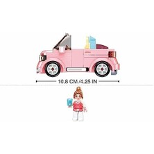 Mini Handcraft Party Car Pembe Yapım Seti, 245 Parça