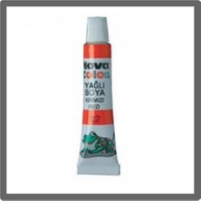 Südor Yağlı Boya 9 ml Kırmızı Tüpte - 4 Adet