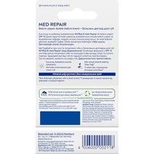 Nıvea Med Repair Dudak Bakım Kremi, 24 Saat Nem,doğal Yağlar ile Çatlamış Dudak Bakım,spf 15 (4,8 Ml)