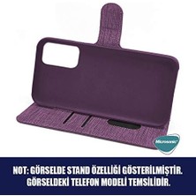 X500 Için Kılıf Fabric Book Wallet Mor [X500 ile Uyumlu Kılıf - Mor]