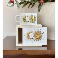 Tarot Ay ve Güneş Tasarımlı Kutulu Kupa