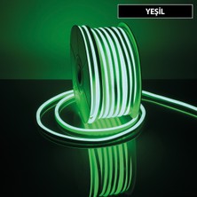 JUPITER Neon LED Hortum / Ac 220V / Yeşil Dim 9W-300LM/MT / 10MM x 15MM / PAKET-50MT / Jupıter