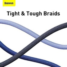 Crystal 100W 120 cm Pd Type-C Şarj Kablosu Siyah