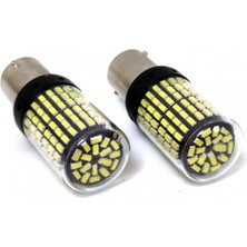 Femex P21W 1156 21W Geri Vites LED Ampul Beyaz Arıza Işığı Yakmaz Platinum