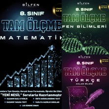 Bilfen Yayıncılık Bilfen 8.sınıf Matematik-Fen.bil.-Türkçe Tam Ölçme Seti