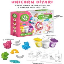 Bigelal Unicorn Diyarı Oyun Hamuru Seti (18 Parça - 362 Gr)