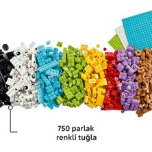 Yaratıcı Yapım ve Oyun Kutusu 11044 – 5 Yaş ve Üzeri Kız ve Erkek Çocuklar Için Yılbaşı Hediyesi Fikri, Inşa Edilebilir Ev, Köpek, Bulut ve Gökkuşağı Içeren Oyuncak Yapım Seti (750 Parça)