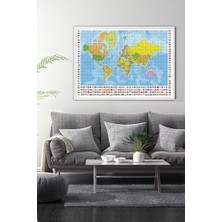 Puzzle - Dünya Siyasi Haritası / 700 Parça Puzzle, #2703
