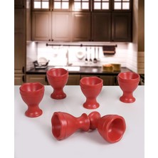 Juliet Yumurtalık, Mat Kırmızı, 7 Cm, 6 Adet