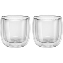 Sorrento Çift Camlı 2'li Çay Bardağı Seti, Şeffaf, 240 ml 2li Paket