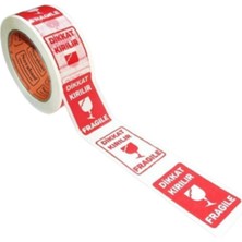 Novabant Dikkat Kırılır Fragile Baskılı Koli Bandı 45X100 - 6'lı Paket
