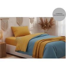Ayçiçek Home Tek Kişilik Nevresim TAKIMI120/200 Lastikli Çarşaf 160/215 Yorgan Ölçüsü