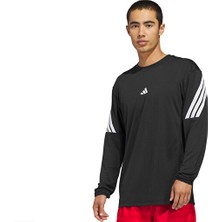 Adidas Crazylite Ls Erkek Basketbol Uzun Kollu Tişört Siyah M Beden Konforlu Kullanım