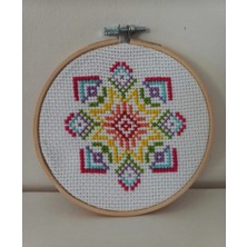 Fagena Store Kaneviçe Işleme Çiçek Tablo